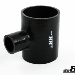 DO88 Silicone Hose Black T 2.75'' + 1'' (70mm+25mm)