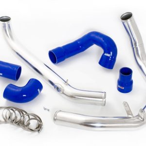 DO88 SAAB 9-3 2.0T 2003- OEM IC Pressure pipes with Blue hoses