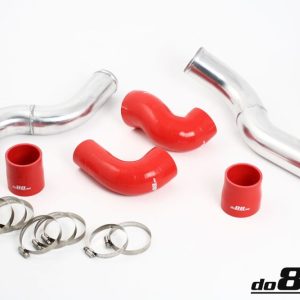 DO88 Volvo 7/940 Turbo Top Connection pipe kit .red hoses .3'' throttle body