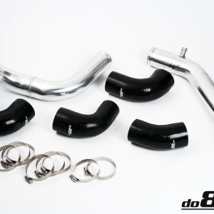 DO88 Volvo 7/940 Turbo Center Connection pipe kit. black hoses. standard TB