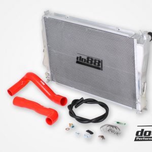 DO88 BMW M3 E46 Radiator Aluminum. Red hose