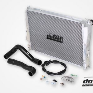 DO88 BMW M3 E46 Radiator Aluminum. Black hose