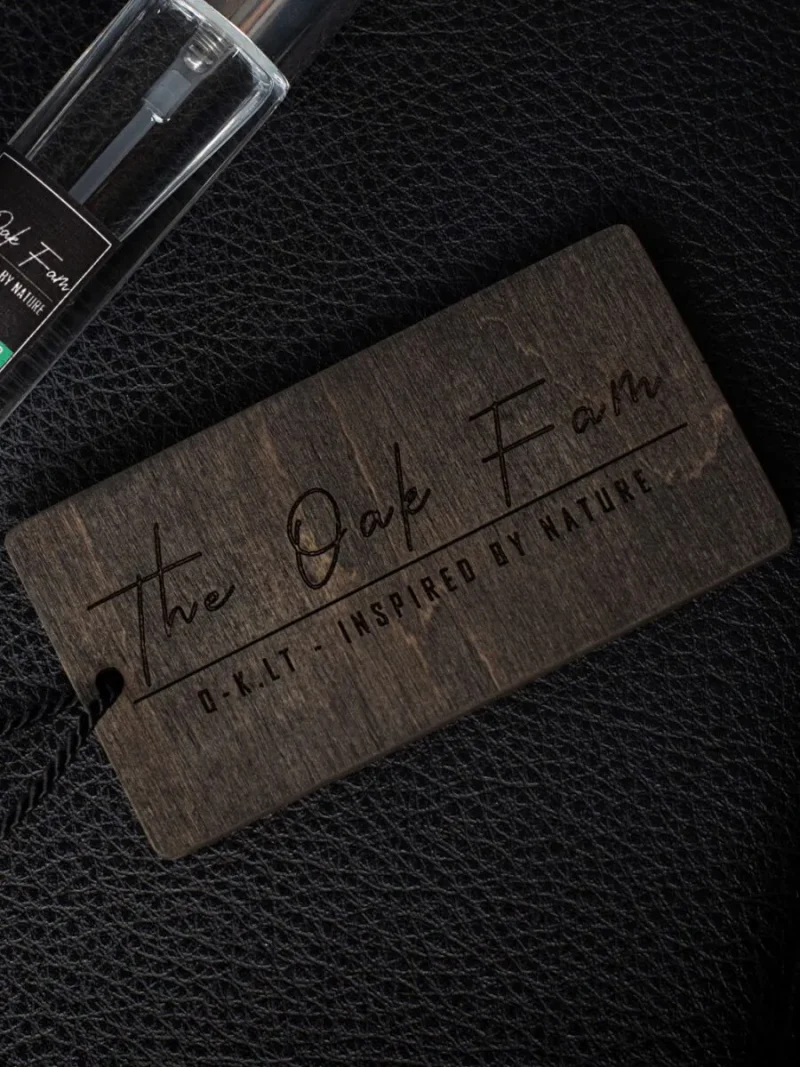 Scented Wooden Card + 10ml Spray Air Freshener