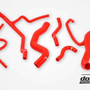 DO88 Volvo 740 780 960 Turbo 16V Coolant hoses Red