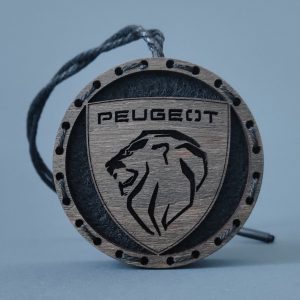 Car Air Freshener with Peugeot New Logo