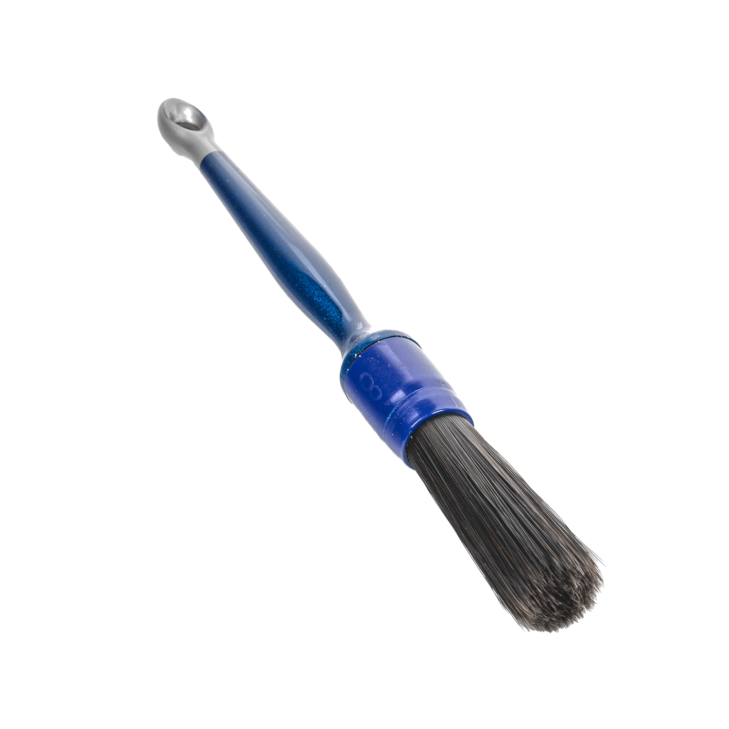 Blue brush with black bristles no. 8 - OPSHOLDERS Blue brush with black bristles no. 8