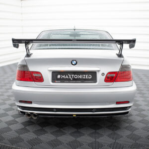 Maxton Design Carbon Spoiler With External Brackets Uprights BMW 3 Coupe E46 CF-BM-3-46-C-WING5-EXT-245-P
