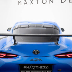 Maxton Design Carbon Spoiler With External Brackets Uprights Toyota Supra Mk5 CF-TO-SU-5-WING5-EXT-245-P