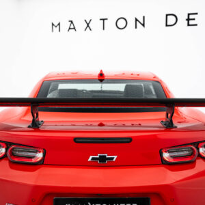 Maxton Design Carbon Spoiler With Internal Brackets Uprights Chevrolet Camaro SS Mk6 Facelift CF-CH-CA-6F-SS-WING5-INT-245-P