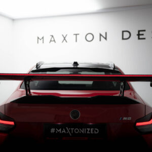 Maxton Design Carbon Spoiler With Internal Brackets Uprights + LED BMW M2 G87 CF-BM-M2-G87-WING5-INT-245-P+LED