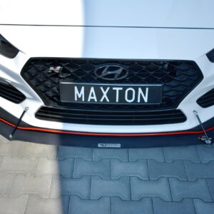Maxton Design FRONT RACING SPLITTER HYUNDAI I30 Mk3 N HY-I30-3-N-CNC-FD1A