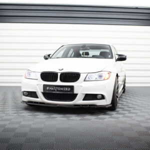 Maxton Design Front Splitter V.1 for BMW 3 Sedan / Touring M-Pack E90 / E91 Facelift BM-3-91F-MPACK-FD1G
