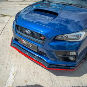 Maxton Design FRONT SPLITTER V.3 SUBARU WRX STI SUIM4WRXSTI-FD1G+FD1RRED