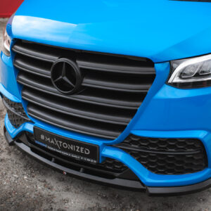 Maxton Design Front Bumper + Splitter Mercedes-Benz Sprinter Mk3 ME-SP-3-F1F+FD1G