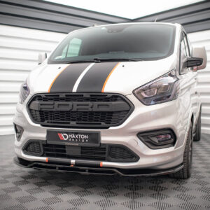 Maxton Design Front Splitter Ford Transit Custom ST-Line Mk1 Facelift FO-TRC-1F-STLINE-FD1G+FD1RG