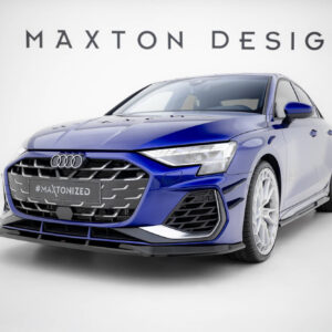 Maxton Design Front Splitter V.1 Audi A3 S-Line Sedan / S3 Sedan 8Y Facelift AU-S3-8YF-S-FD1G