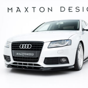 Maxton Design Front Splitter V.1 Audi A4 Sedan / Avant B8 AU-A4-B8-FD1G