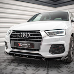 Maxton Design Front Splitter V.1 Audi Q3 Sport 8U Facelift AU-Q3-1F-SLINE-FD1G