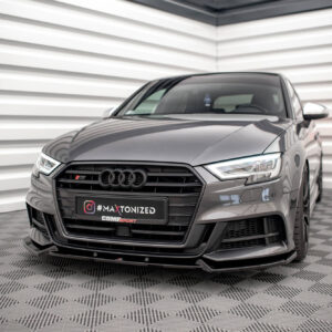 Maxton Design Front Splitter V.1 Audi S3 / A3 S-Line Sportback 8V Facelift AU-S3-3F-SB-FD1G