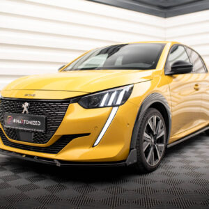 Maxton Design Front Splitter V.1 + Flaps Peugeot 208 GT Mk2 PE-208-2-GT-FD1G+FSF1B