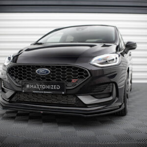 Maxton Design Front Splitter V.1 Ford Fiesta ST / ST-line Mk8 Facelift FO-FI-8F-ST-FD1G