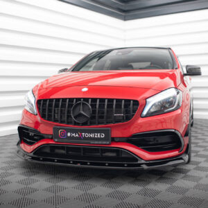 Maxton Design Front Splitter V.1 Mercedes-Benz A45 Aero W176 Facelift ME-A-176F-AMG-AERO-FD1G