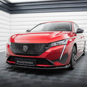 Maxton Design Front Splitter V.1 Peugeot 308 Mk3 PE-308-3-SW-FD1G