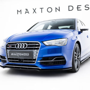 Maxton Design Front Splitter V.2 Audi S3 / A3 S-Line 8V Sedan / Cabrio AU-S3-3-S-FD1G