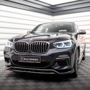 Maxton Design Front Splitter V.2 BMW X4 M-Pack G02 BM-X4-02-MPACK-FD2G+FD2RG