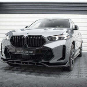 Maxton Design Front Splitter V.2 BMW X6 M-Pack G06 Facelift BM-X6-G06F-MPACK-FD2G+FD2RG