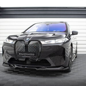 Maxton Design Front Splitter V.2 BMW iX M-Pack i20 BM-IX-1-MPACK-FD2G