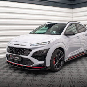 Maxton Design Front Splitter V.2 + Flaps Hyundai Kona N Mk1 HY-KO-1-N-FD2G+FSF1B