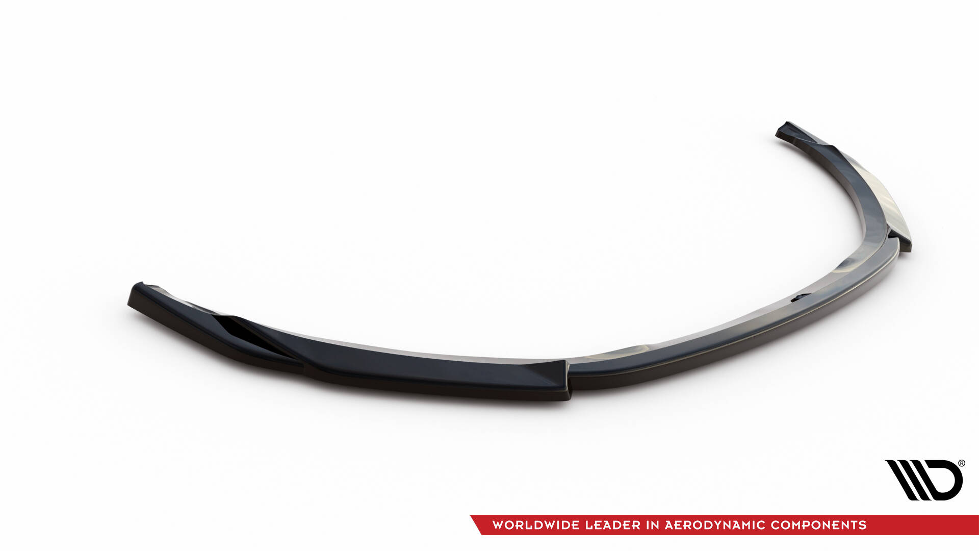 Maxton Design Gloss Black Front Diffuser Splitter For Renault Clio Mk4 RS