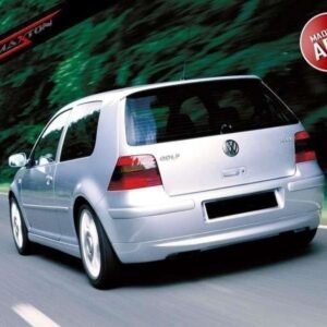 Maxton Design REAR BUMPER EXTENSION VW GOLF 4 25'TH ANNIVERSARY LOOK (without exhaust hole) VW-GO-4-25TH-R1A