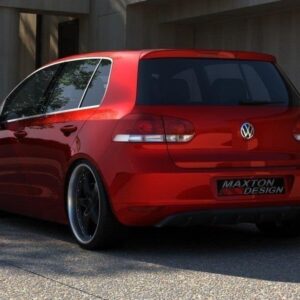 Maxton Design REAR VALANCE VW GOLF VI WITHOUT EXHAUST HOLE VW-GO-6-RS0G