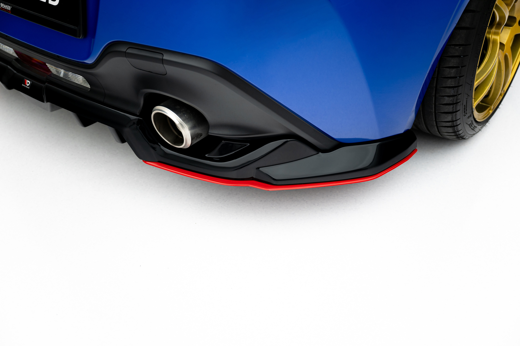 Maxton Design Rear Splitter (with vertical bars) V.2 Subaru BRZ