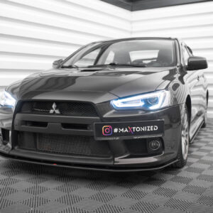 Maxton Design Street Pro Front Splitter Mitsubishi Lancer EVO X MILA10EVOCNC-FD4B