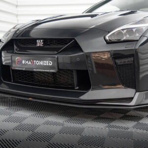 Maxton Design Street Pro Front Splitter Nissan GTR R35 Facelift NIGTR4F3CNC-FD1B