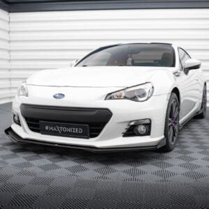 Maxton Design Street Pro Front Splitter V.1 + Flaps Subaru BRZ Mk1 SUBRZ1CNC-FD1B+FSF1G