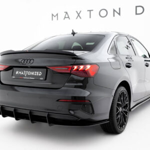 Maxton Design Street Pro Rear Diffuser Audi A3 Sedan 8Y AUA38YSCNC-RS1B+BRBI
