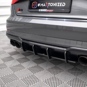 Maxton Design Street Pro Rear Diffuser Audi S3 Sportback 8V Facelift AUS33FSBCNC-RS1B