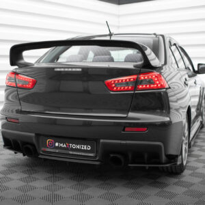Maxton Design Street Pro Rear Diffuser Mitsubishi Lancer EVO X MILA10EVOCNC-RS2B+BRBI