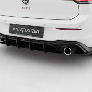 Maxton Design Street Pro Rear Diffuser V.3 Volkswagen Golf GTI Mk8 VWGO8GTICNC-RS3B+BRBI