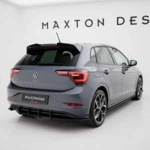 Maxton Design Street Pro Rear Diffuser Volkswagen Polo GTI Mk6 Facelift VWPO6FGTICNC-RS1BRB