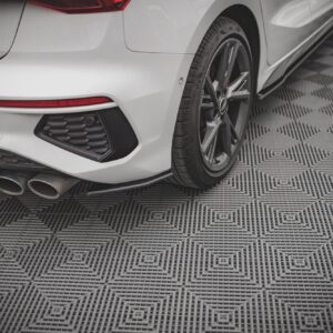 Maxton Design Street Pro Rear Side Splitters Audi S3 Sportback 8Y AUS38YCNC-RSD1B