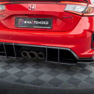 Maxton Design Street Pro Rear Side Splitters Honda Civic Type-R Mk 11 HOCI11TYPERCNC-RSD1B