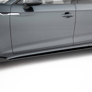 Maxton Design Street Pro Side Skirts Diffusers + Flaps Audi A5 Sportback F5 Facelift AUA52FSBCNC-SD1B+SF1G