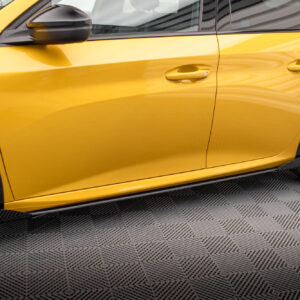 Maxton Design Street Pro Side Skirts Diffusers + Flaps Peugeot 208 GT Mk2 PE2082GTCNC-SD1B+SF1G