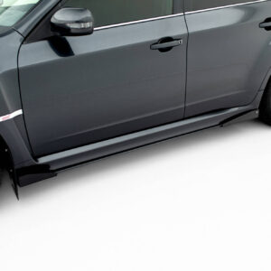 Maxton Design Street Pro Side Skirts Diffusers + Flaps Subaru Impreza WRX STI Mk3 Facelift SUIM3FWRXSTICNC-SD1B+SF1G
