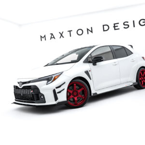Maxton Design Street Pro Side Skirts Diffusers + Flaps Toyota GR Corolla Mk12 TOCO12GR4CNC-SD1BRB+SF1G